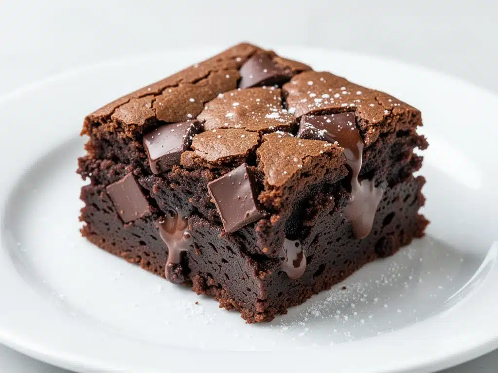 ultra-fudgy one-bowl brownies - featured image
