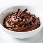 vegan chocolate avocado mousse - featured image