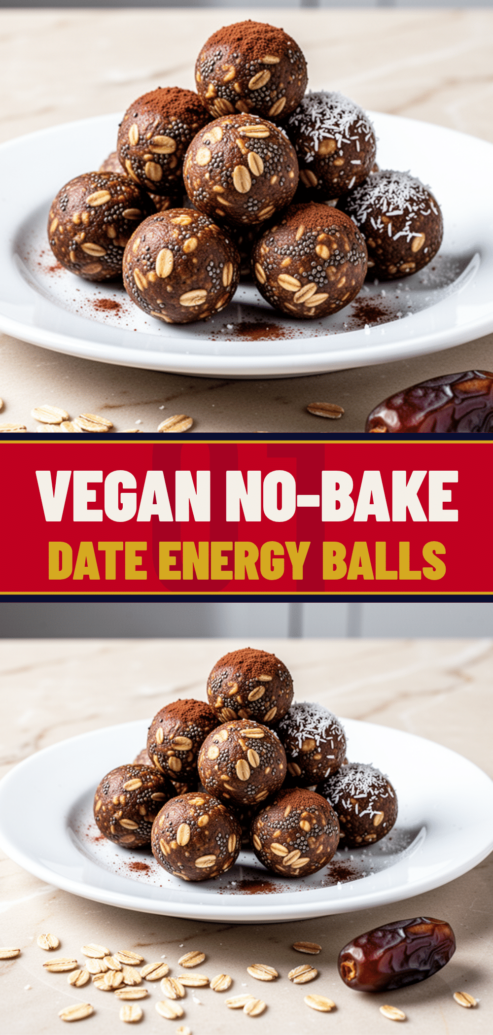 Vegan No-Bake Oatmeal Energy Balls: 5-Min Healthy Snack 5 vegan no-bake oatmeal energy balls recipe
