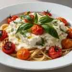 viral baked feta pasta - featured image