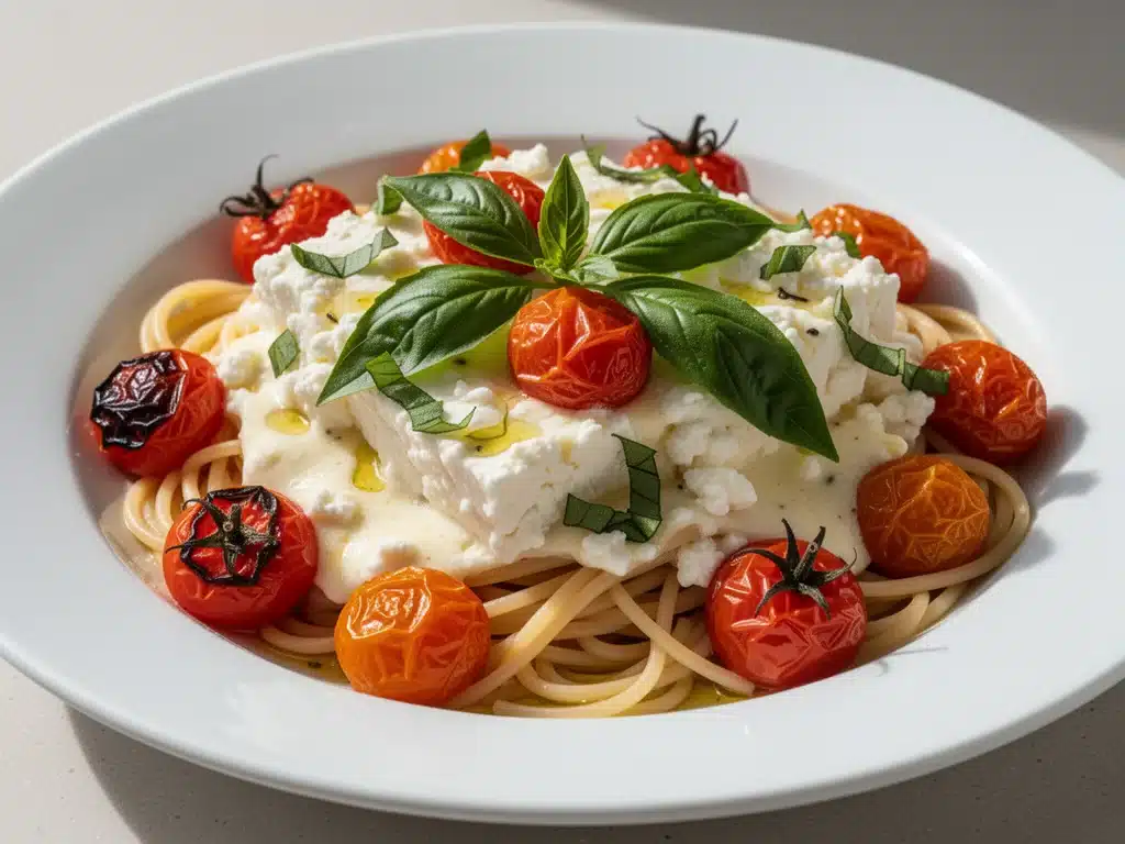 viral baked feta pasta - featured image
