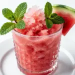Viral TikTok Watermelon Slushie with Fresh Mint - featured image
