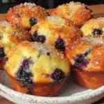 bakery-style blueberry muffins - featured image