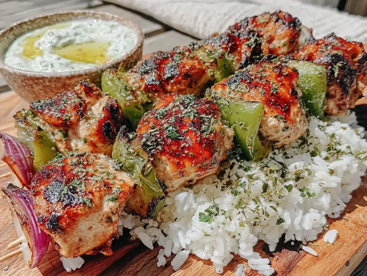 Budget-Friendly Mediterranean Chicken Skewers: 5-Ingredient Dinner for $ 4 Budget-Friendly Mediterranean Chicken Skewers preparation steps