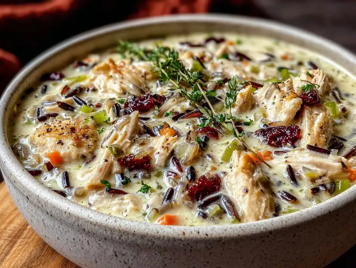 Cozy Fall Chicken and Wild Rice Soup for Two 4 Cozy Fall Chicken and Wild Rice Soup for Two preparation steps