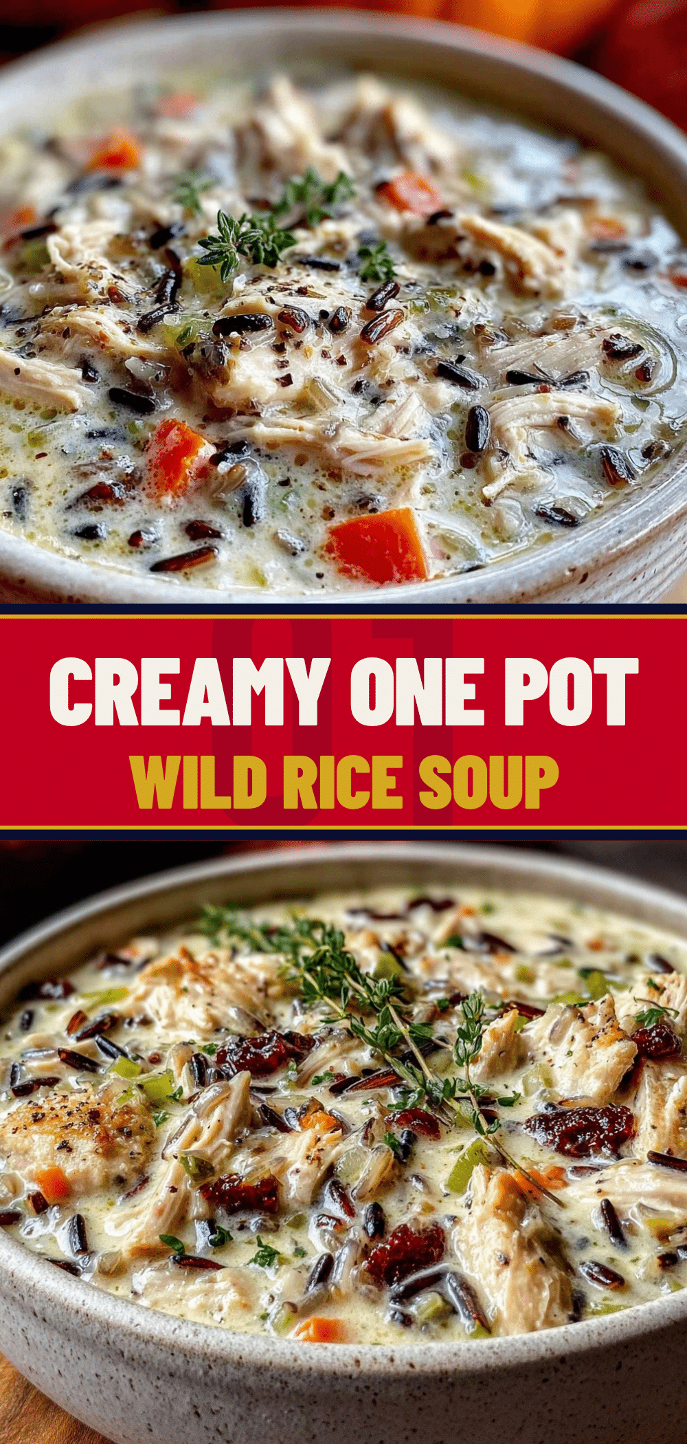 Cozy Fall Chicken and Wild Rice Soup for Two 5 Cozy Fall Chicken and Wild Rice Soup for Two recipe