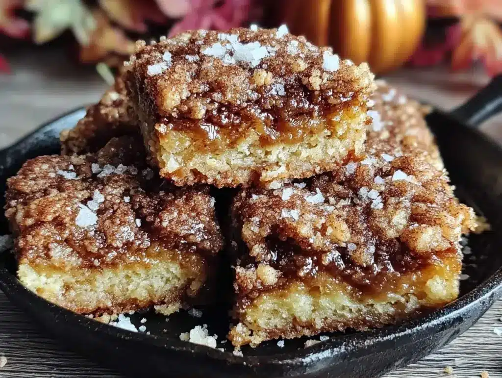 Cozy Fall Snickerdoodle Sheet Pan Bars - featured image