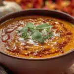 creamy butternut squash soup with sage - featured image