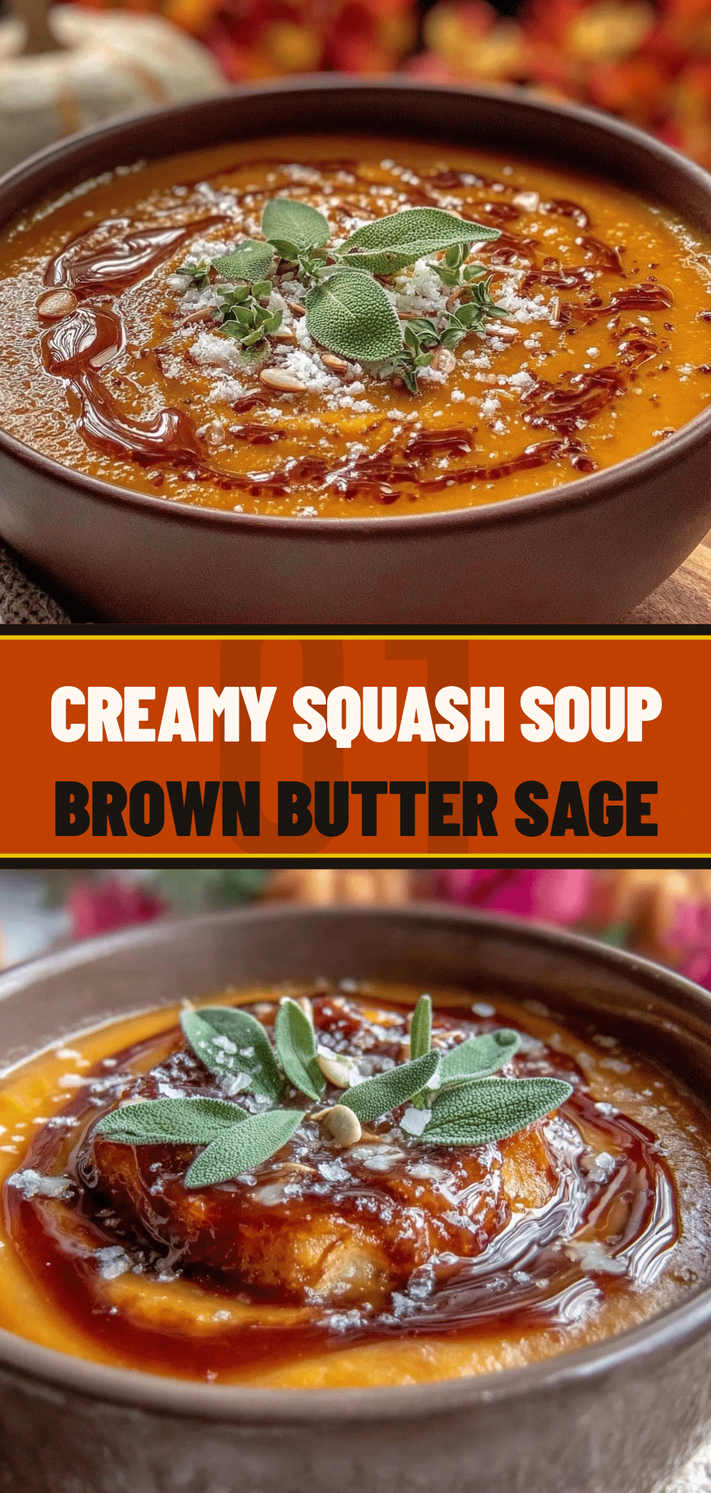Creamy Butternut Squash Soup: 5-Ingredient Cozy Fall Dinner 5 creamy butternut squash soup with sage recipe