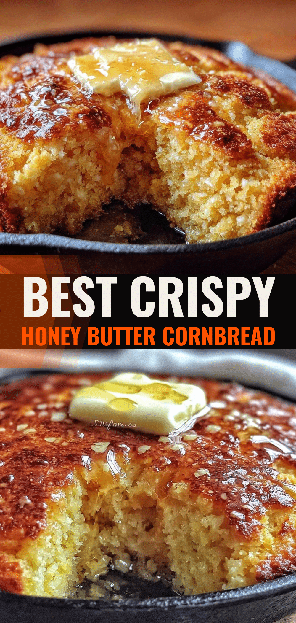 Crispy Honey Butter Cast Iron Cornbread: 5pm Dinner Solved 5 crispy honey butter cast iron cornbread recipe