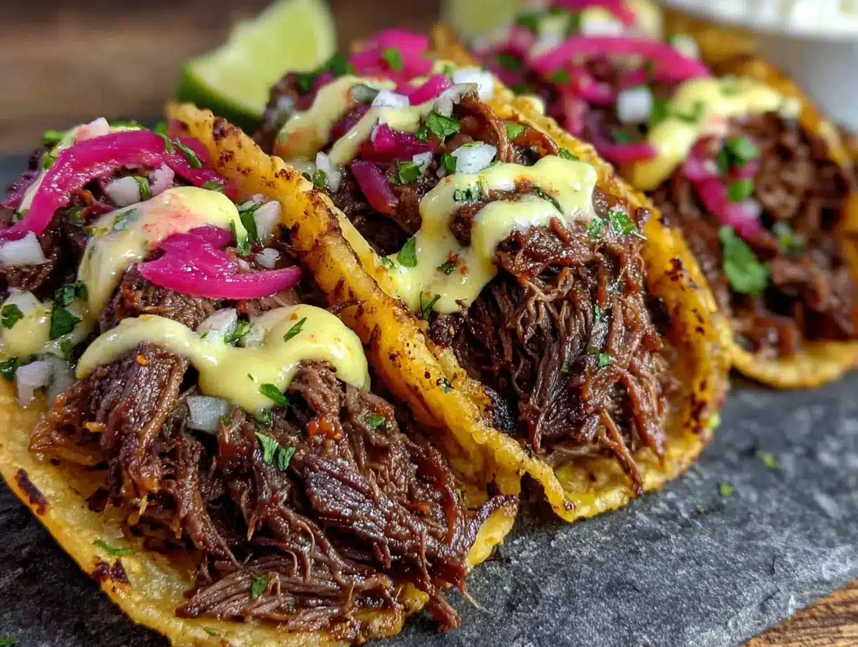 Home 2 crockpot beef barbacoa tacos - featured image