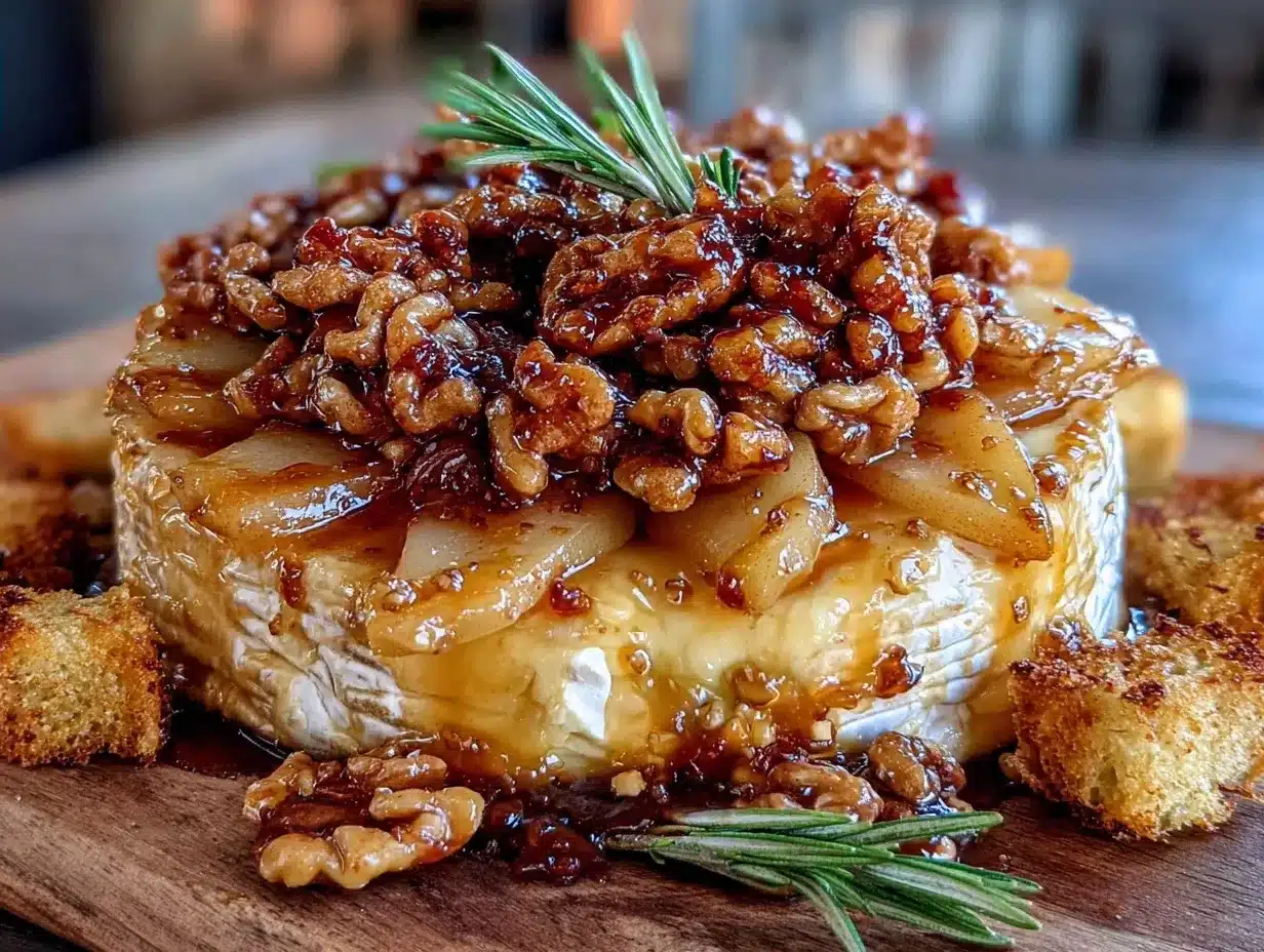 Easy Fall Baked Brie: 5 Ingredients & The 1 Trick 4 Easy Fall Baked Brie preparation steps