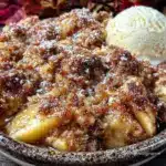 easy fall cinnamon apple crisp - featured image