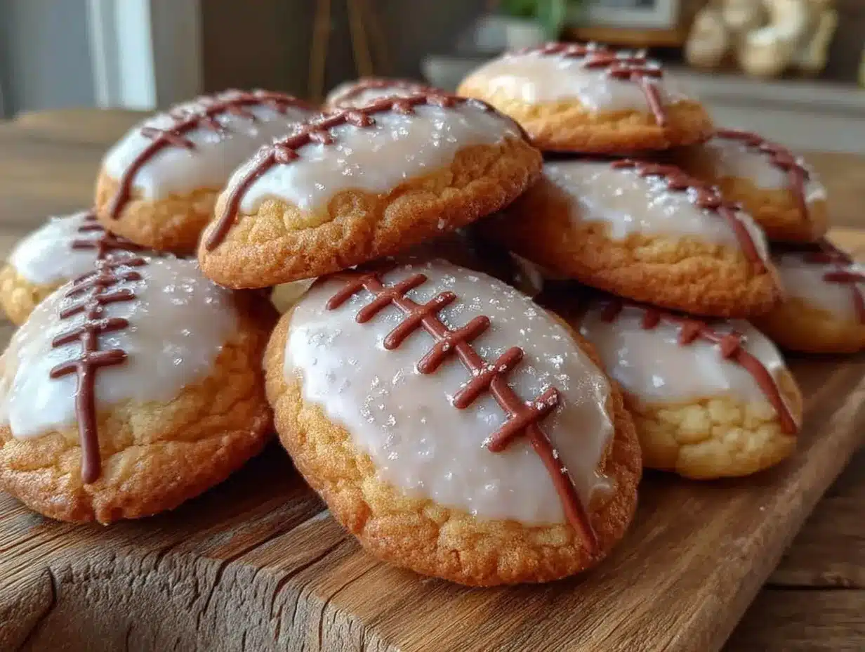 Easy Football Sugar Cookies: Best Beginner Game Day Treat 4 easy football sugar cookies preparation steps