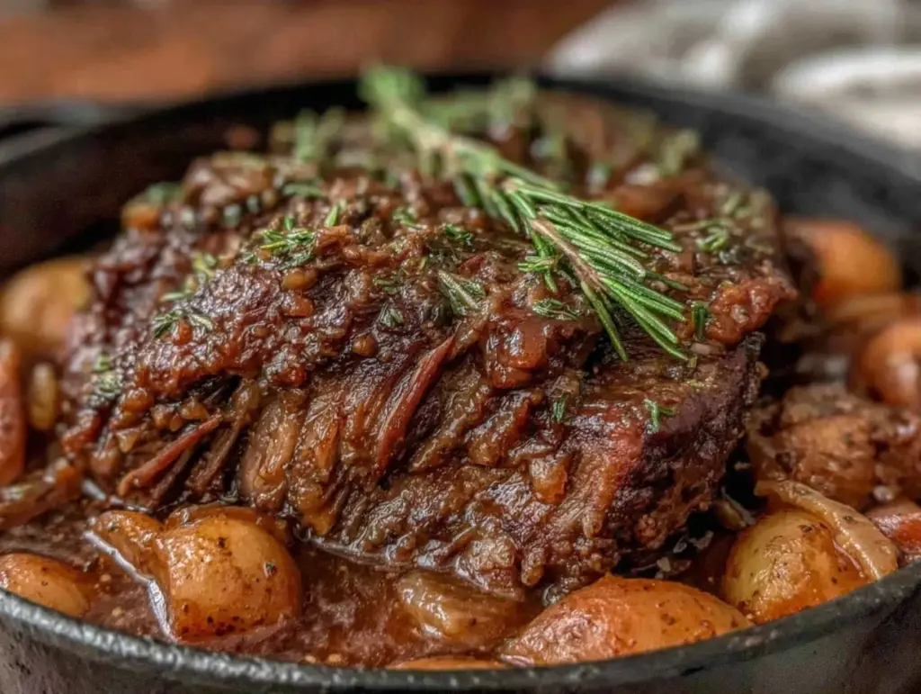 Easy Maple Dijon Pork Shoulder - featured image