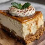 easy no-bake pumpkin pie cheesecake recipe - featured image