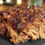 easy smoky brown sugar pulled pork - featured image