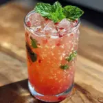 easy spiked watermelon lemonade - featured image