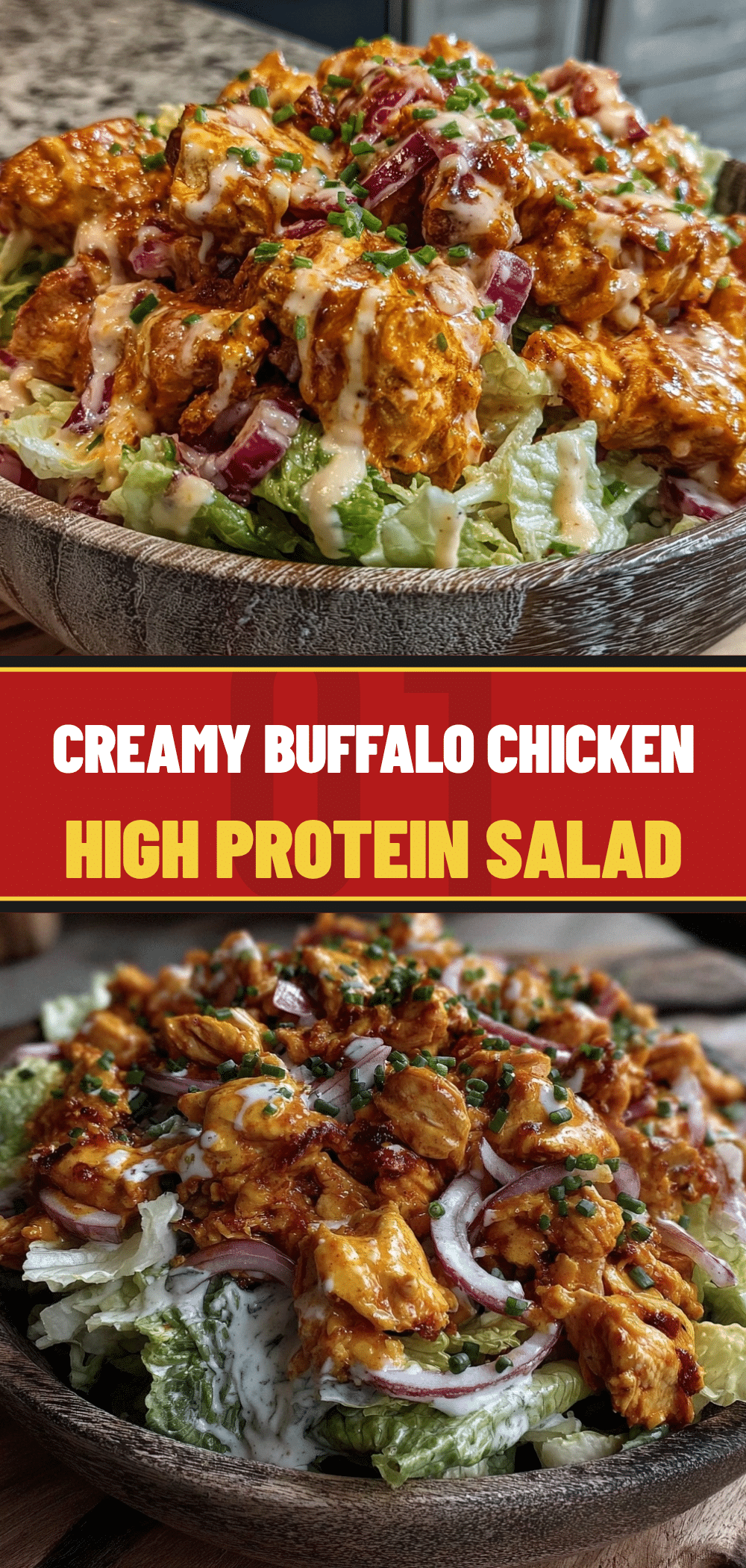 High-Protein Buffalo Chicken Salad Meal Prep: 4 Days of Prep 5 high-protein buffalo chicken salad meal prep recipe