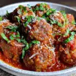 high-protein turkey meatballs - featured image