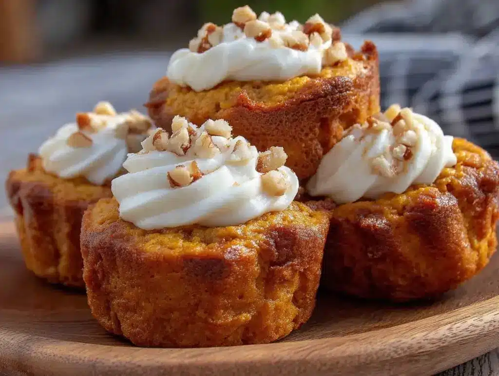 Keto Pumpkin Spice Muffins with Cream Cheese - featured image