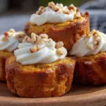 Keto Pumpkin Spice Muffins with Cream Cheese - featured image