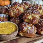 Oktoberfest soft pretzel bites with beer cheese - featured image