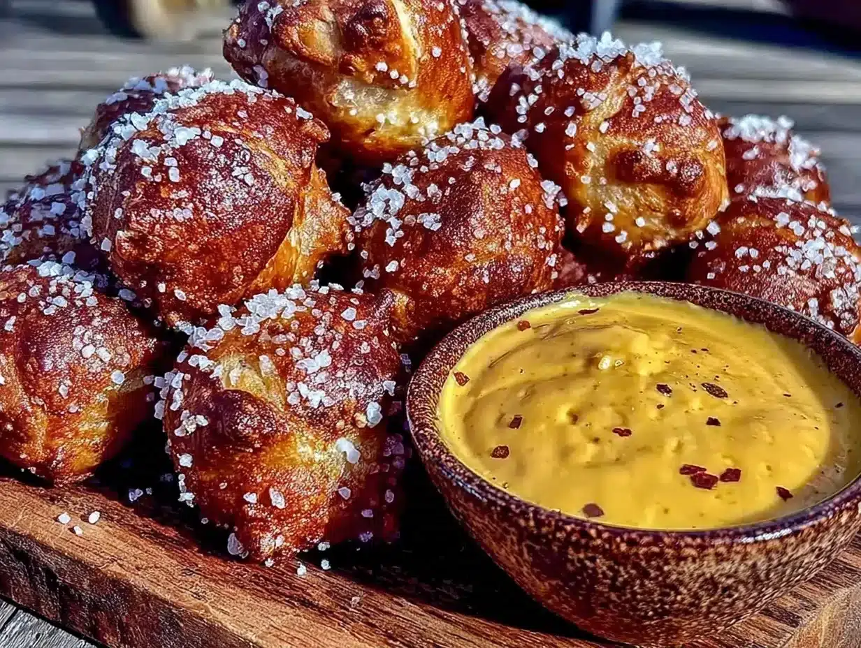 Oktoberfest Soft Pretzel Bites: The One Trick for Perfect Beer Cheese 4 Oktoberfest soft pretzel bites with beer cheese preparation steps