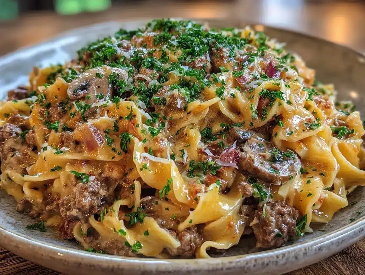 Easy One-Pot Ground Beef Stroganoff: The 1 Thing You Cant Mess Up 4 one pot ground beef stroganoff preparation steps