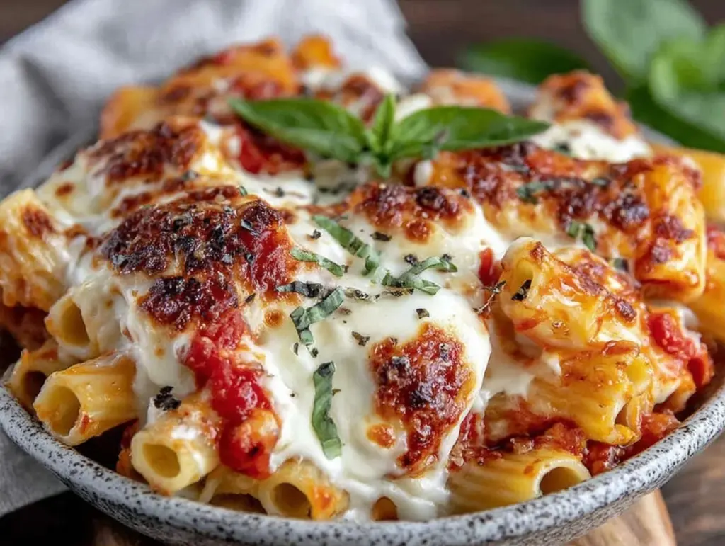 small-batch gluten-free baked ziti - featured image