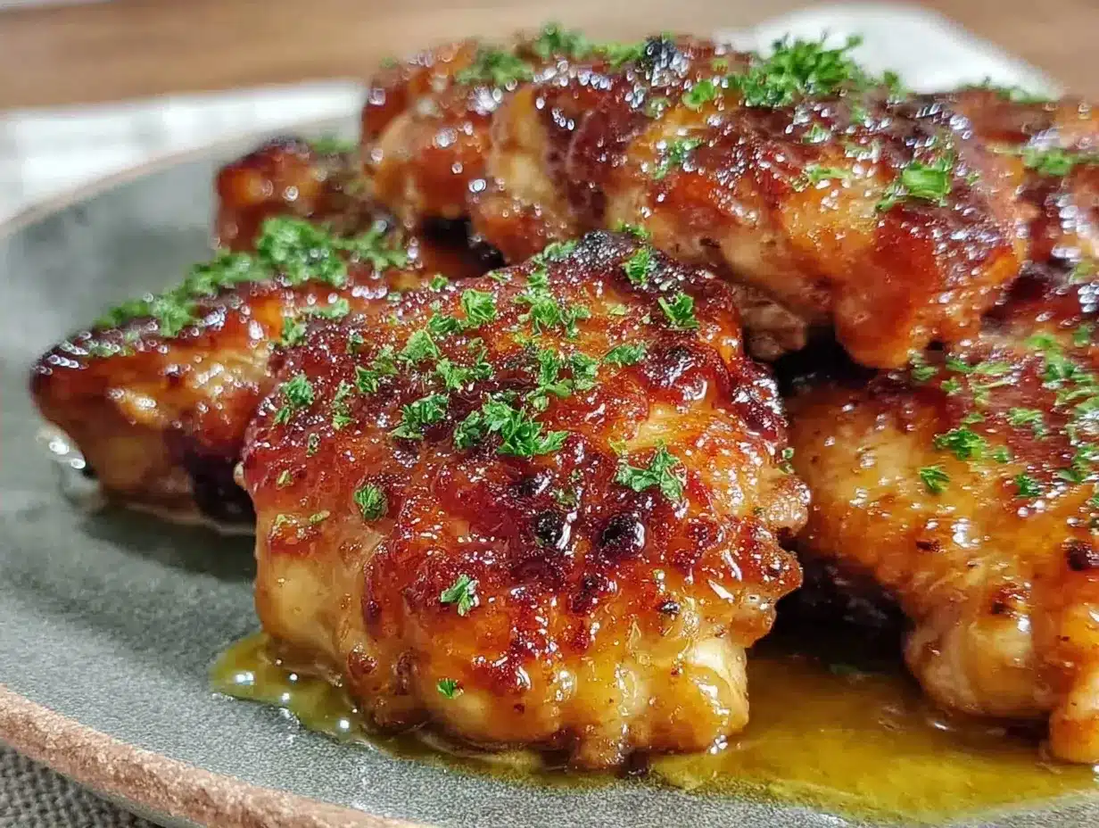 Smoked Chicken Thighs: Best Balsamic Glaze Recipe 4 smoked chicken thighs with balsamic glaze preparation steps