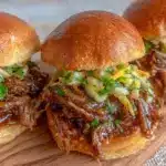 smoky pulled pork sliders - featured image