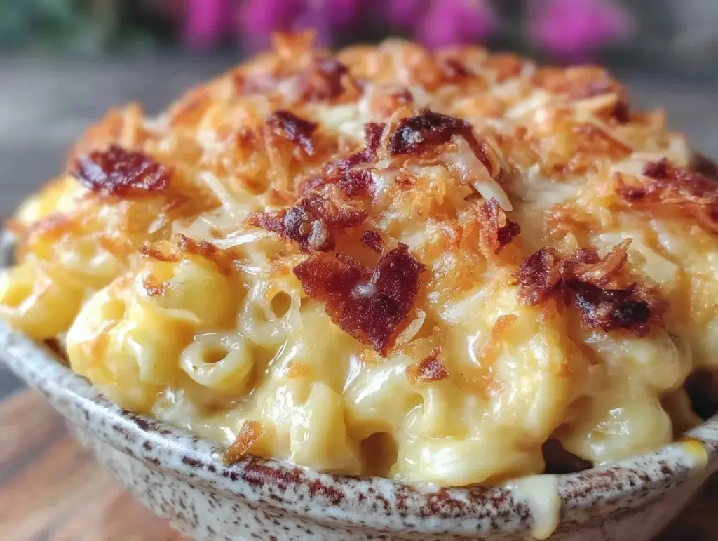 ultra-creamy baked mac and cheese - featured image